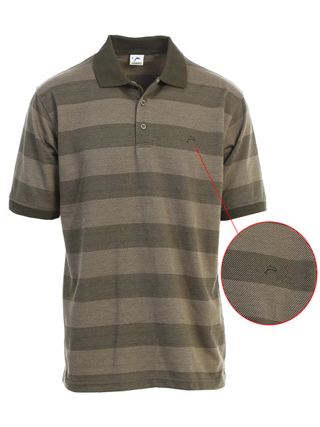 Men's Stripe Polo Shirt