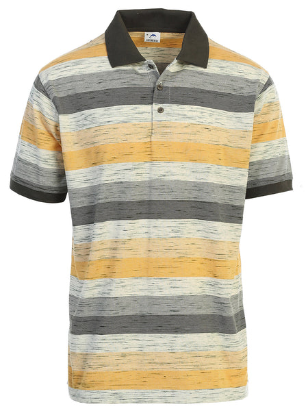 Men's Stripe Polo Shirt