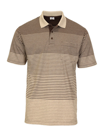 Men's Pin Striped Polo Shirt