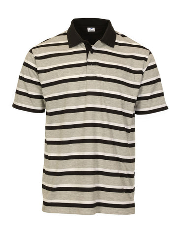 Men's Striped Polo Shirt