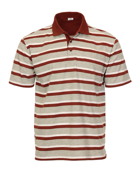 Men's Stripe Polo Shirt