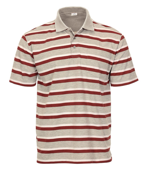 Men's Stripe Polo Shirt