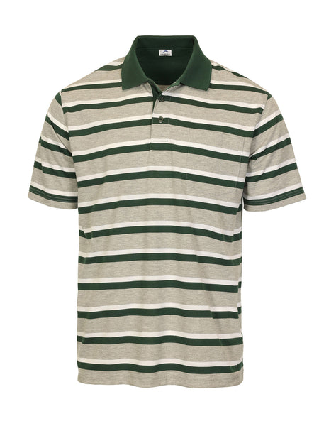 Men's Stripe Polo Shirt