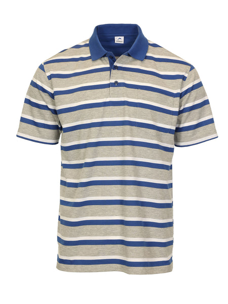 Men's Stripe Polo Shirt
