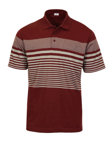 Men's Multi-Striped Polo Shirt