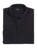 Men's Long Sleeve Casual Twill Shirts Folded