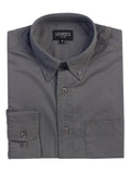 Men's Long Sleeve Casual Twill Shirts Folded