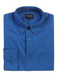 Men's Long Sleeve Casual Twill Shirts Folded