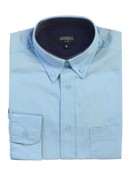 Men's Casual Twill Contrast Shirts