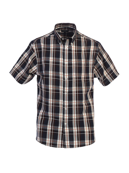 Boys Plaid Short Sleeve Shirt