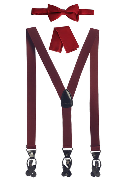 Men's Convertible Suspenders Set