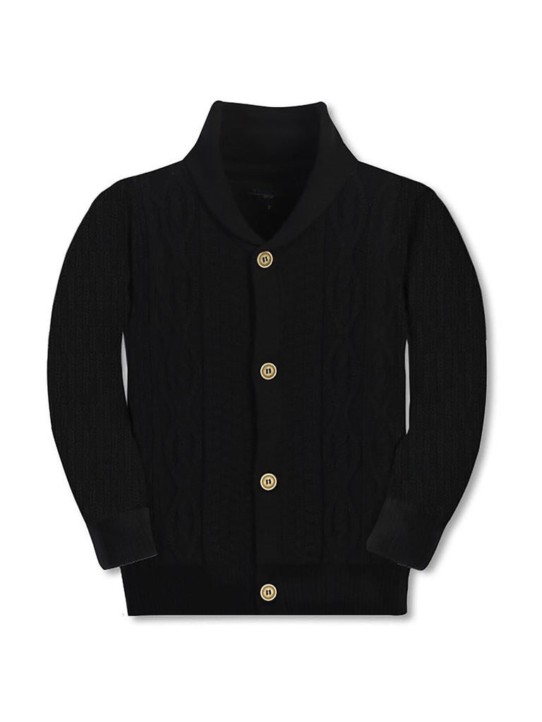 Boy's Shawl Collar Cardigan Sweater Boy