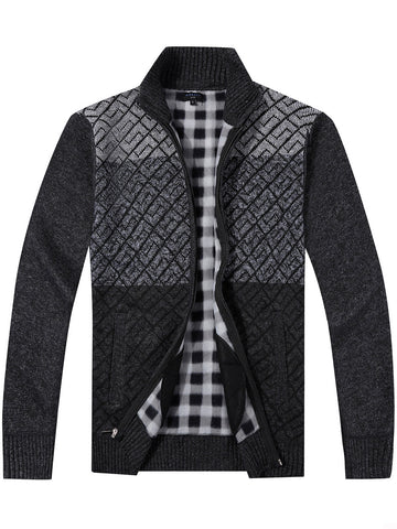 Men's Geometric Design Sweater