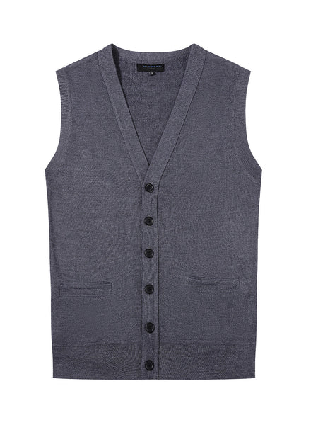 Mens's knitted sweater vest