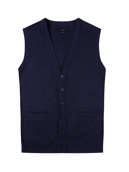 Mens's knitted sweater vest