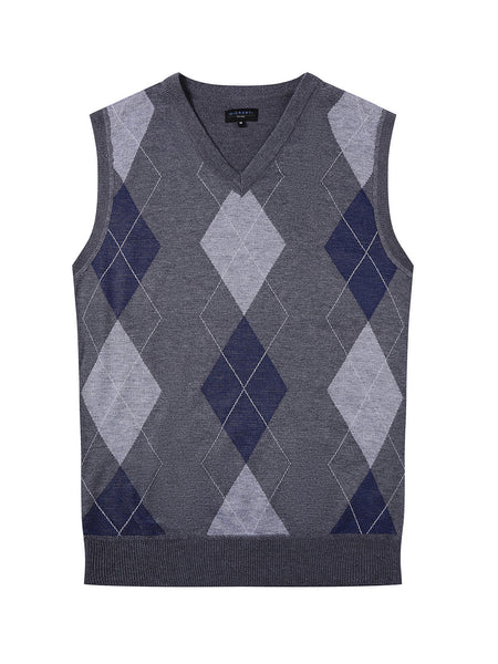 Mens's knitted sweater vest