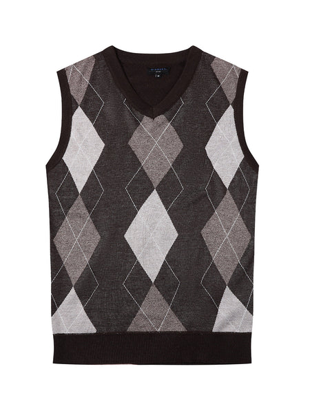Mens's knitted sweater vest