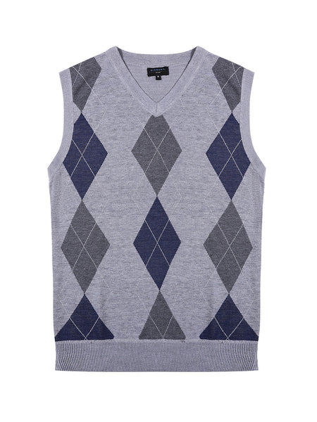 Mens's knitted sweater vest