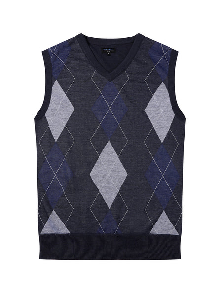 Mens's knitted sweater vest