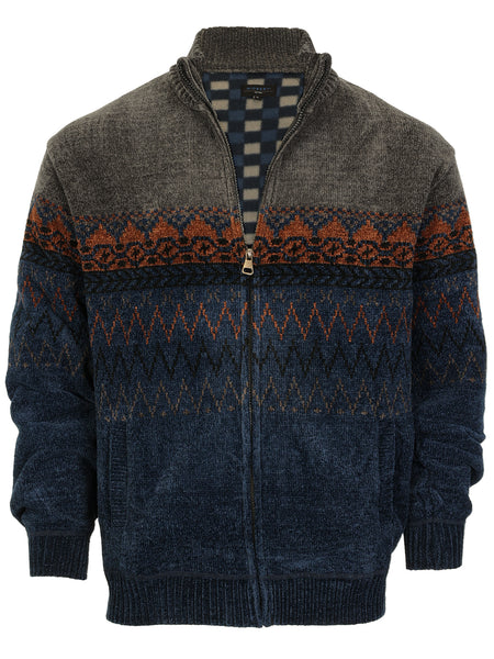 Men's Chenille Cardigan Sweater