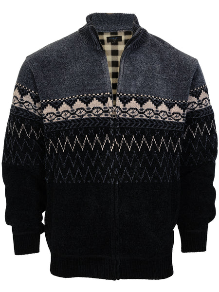 Men's Chenille Cardigan Sweater