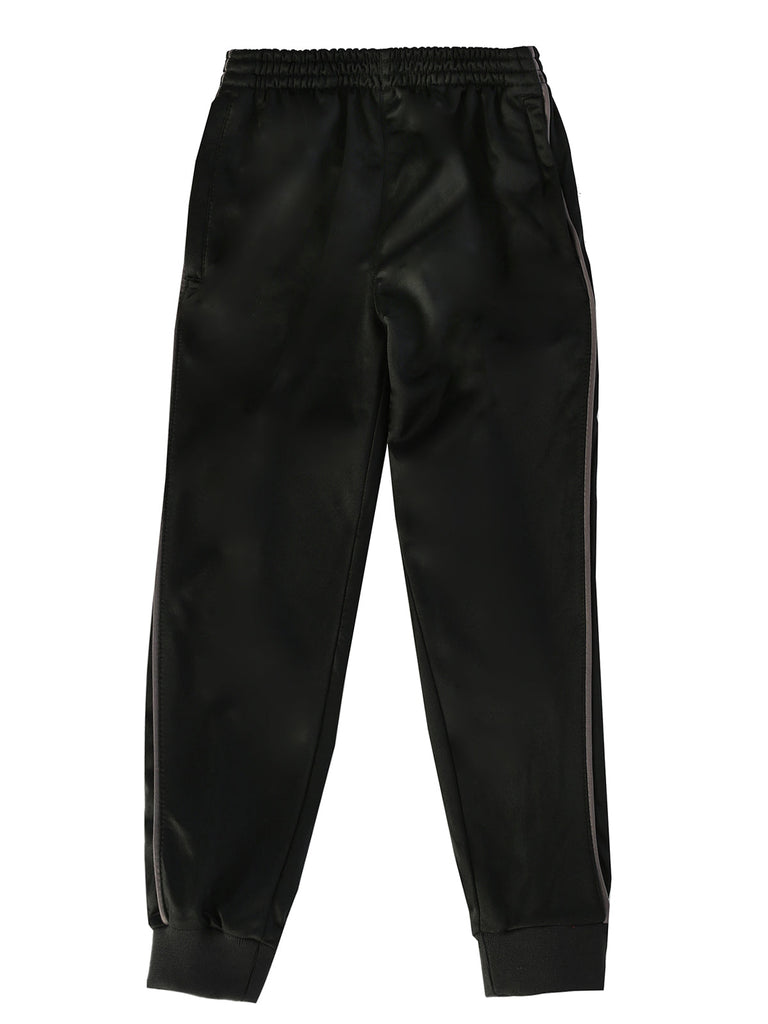 Boys Athletic Track Pants With Ribbed Cuff