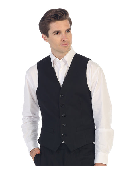 Men's Formal Suit Vest, Black