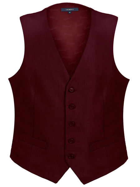 Men's Formal Suit Vest, Red