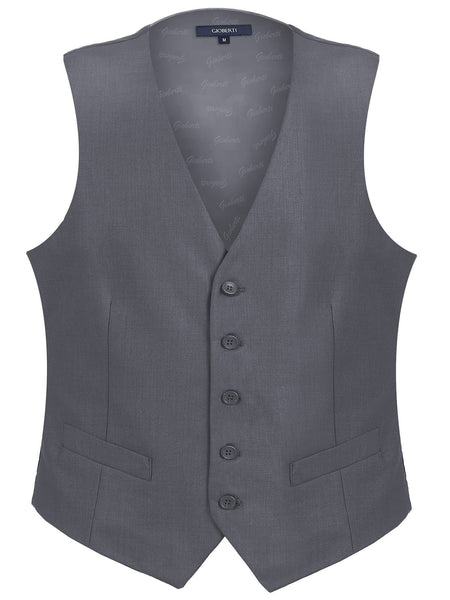Men's Formal Suit Vest, Gray