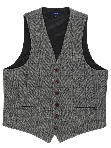 Mens Button Formal Suit Vest