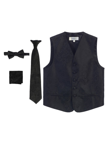 Boy's (8-18) Shirt w/ Solid Tie Set