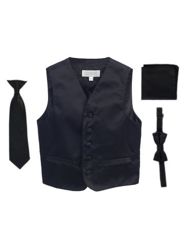 Kid's (2T-7) 3pc Tweed Vest Set