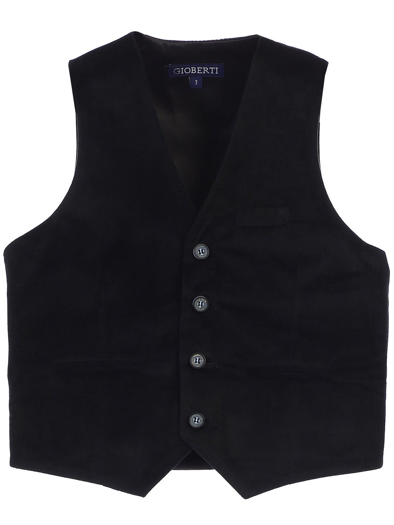 Boy's Velvet Suit Vest boy
