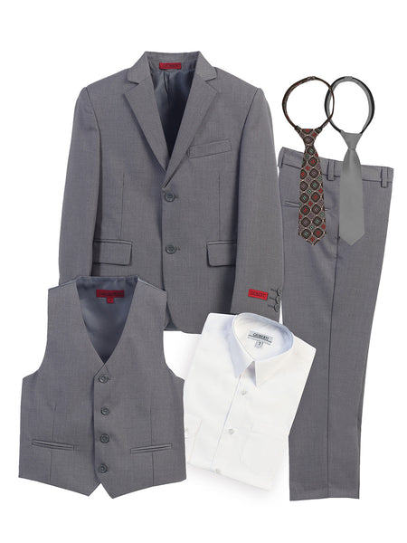 boys 6 pc formal suit set