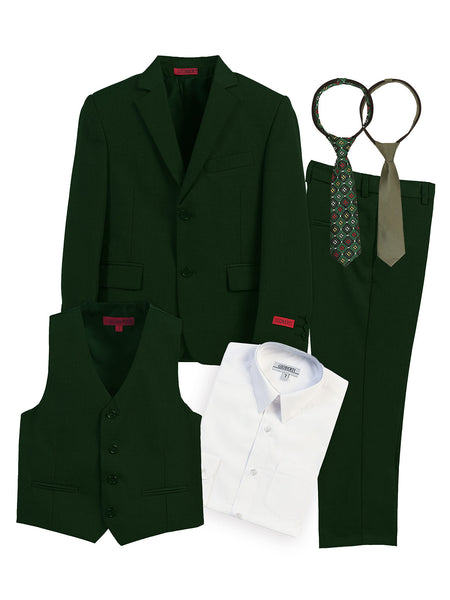 boys 6 pc formal suit set