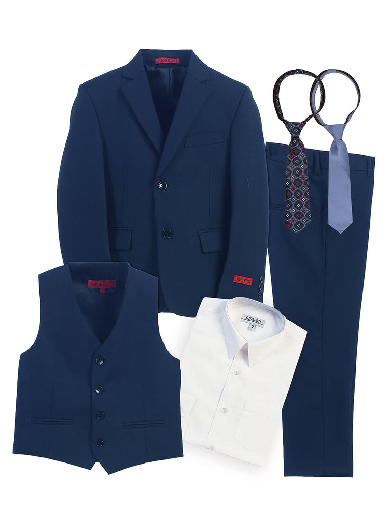 boys 7 pc formal suit set