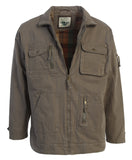 Gioberti Men's Twill Shirt Jacket with Flannel Lining