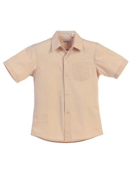 kids formal button down dress shirt-open