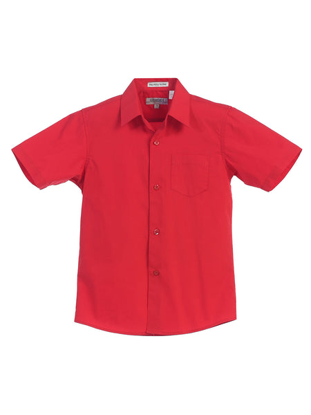 kids formal button down dress shirt-open