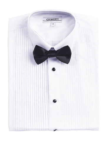 Boy's Tuxedo Shirt Set