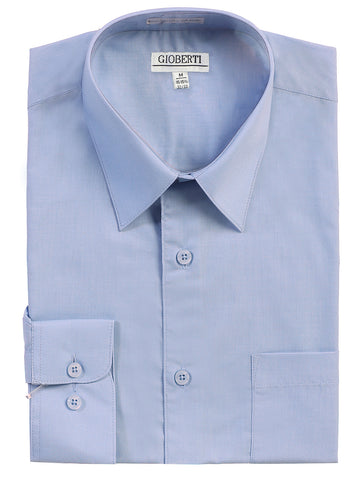 Men's Long Sleeve Shirt, Light Blue