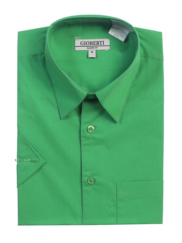 Men's Short Sleeve Shirt, Green