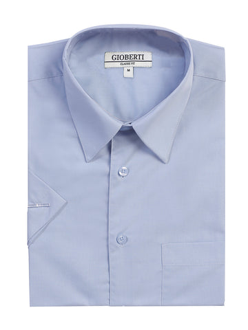 Men's Short Sleeve Shirt, Blue