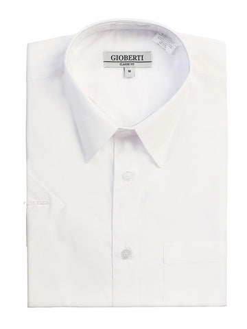Men's Short Sleeve Shirt, White