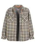 mens checkered flannel shirt jacket