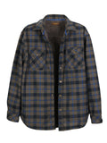 mens checkered flannel shirt jacket