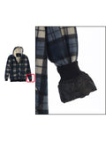 mens fleece jacket sleeve detailed view