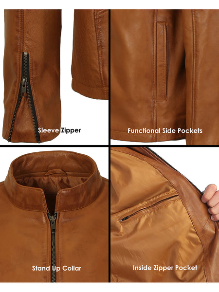 Men's Sheepskin Leather Jacket