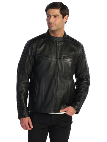 Men's Motorcycle Leather Jacket