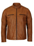 Men's Motorcycle Leather Jacket